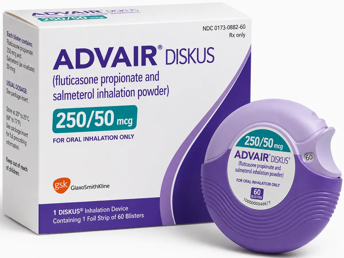 Advair Disqus (Fluticasone + Salmétérol) en France