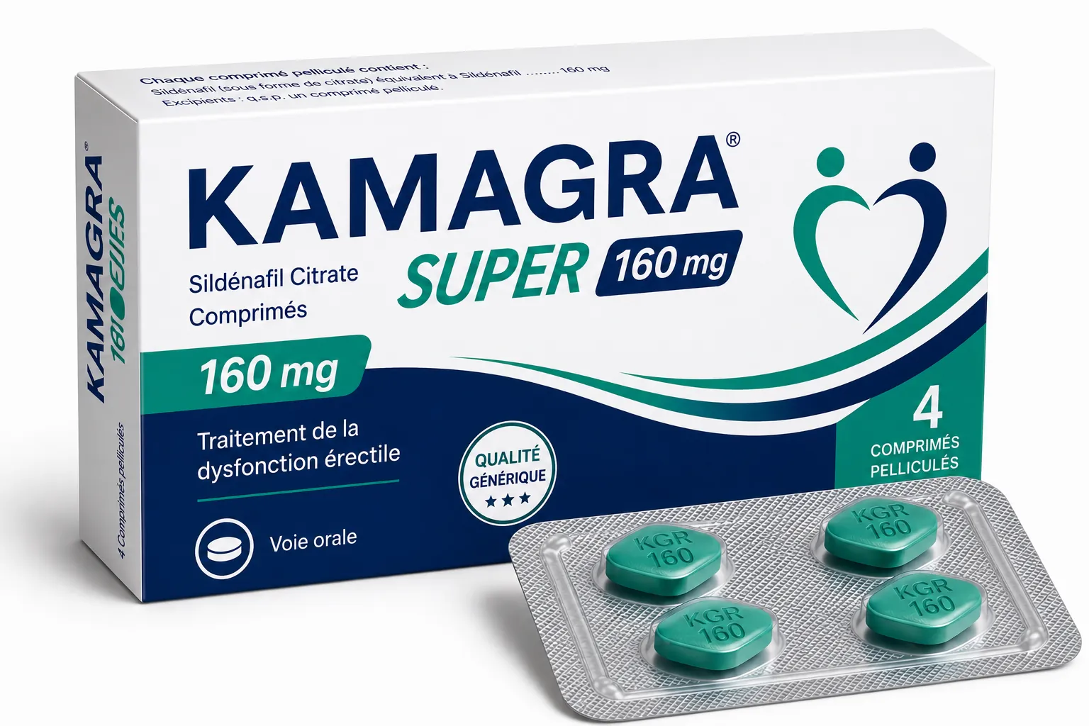 Kamagra Super (Sildénafil + Dapoxétine) en France