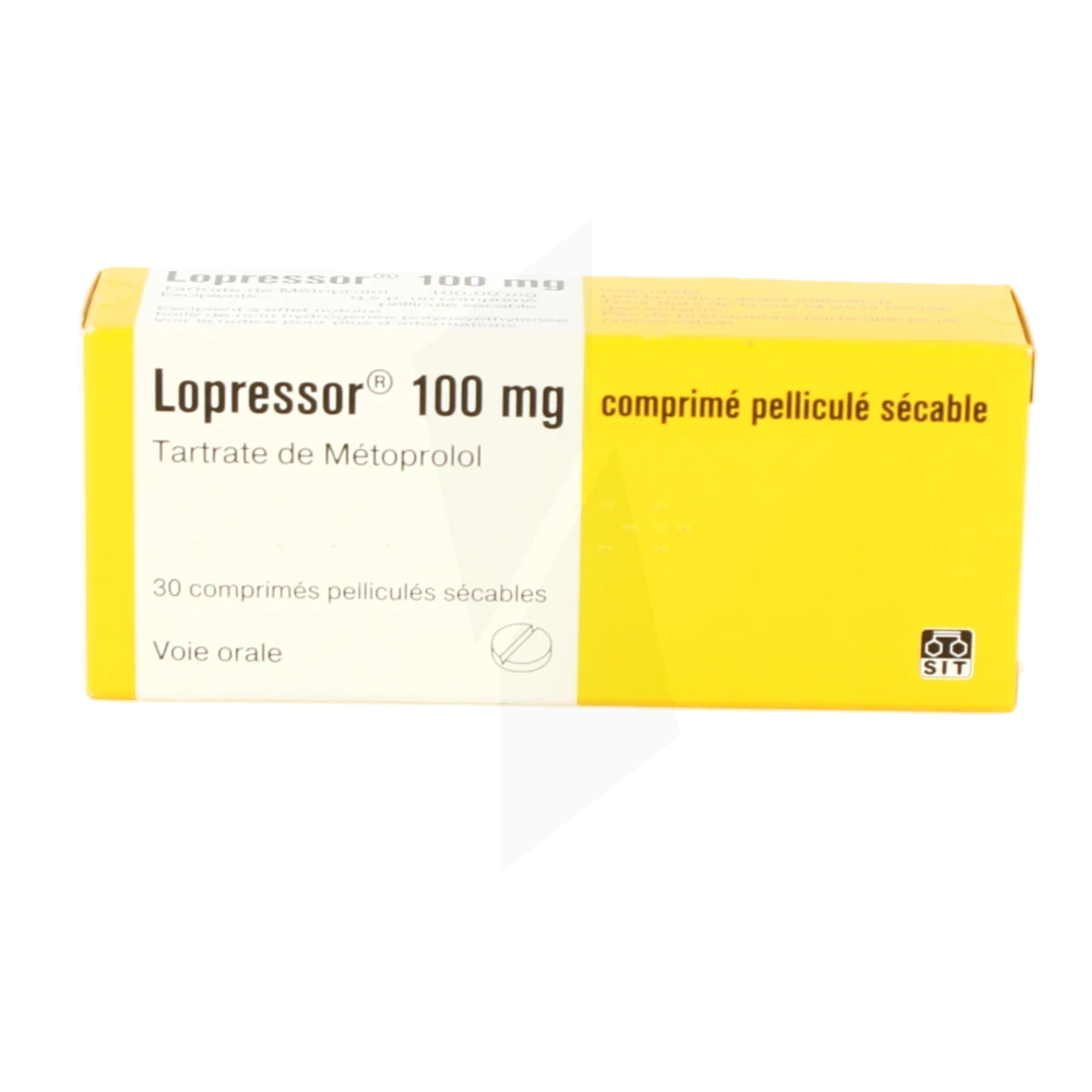 Lopressor (Métoprolol) prix et achat
