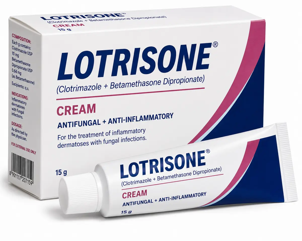 Lotrisone (Clotrimazole + Bétaméthasone) en ligne
