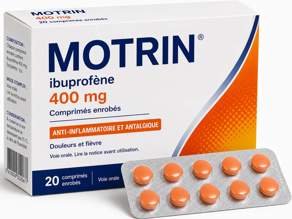 Motrin (Ibuprofène) en ligne