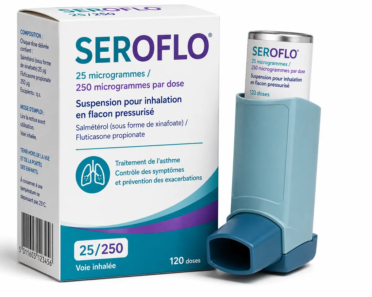 Seroflo (Fluticasone + Salmétérol) en France