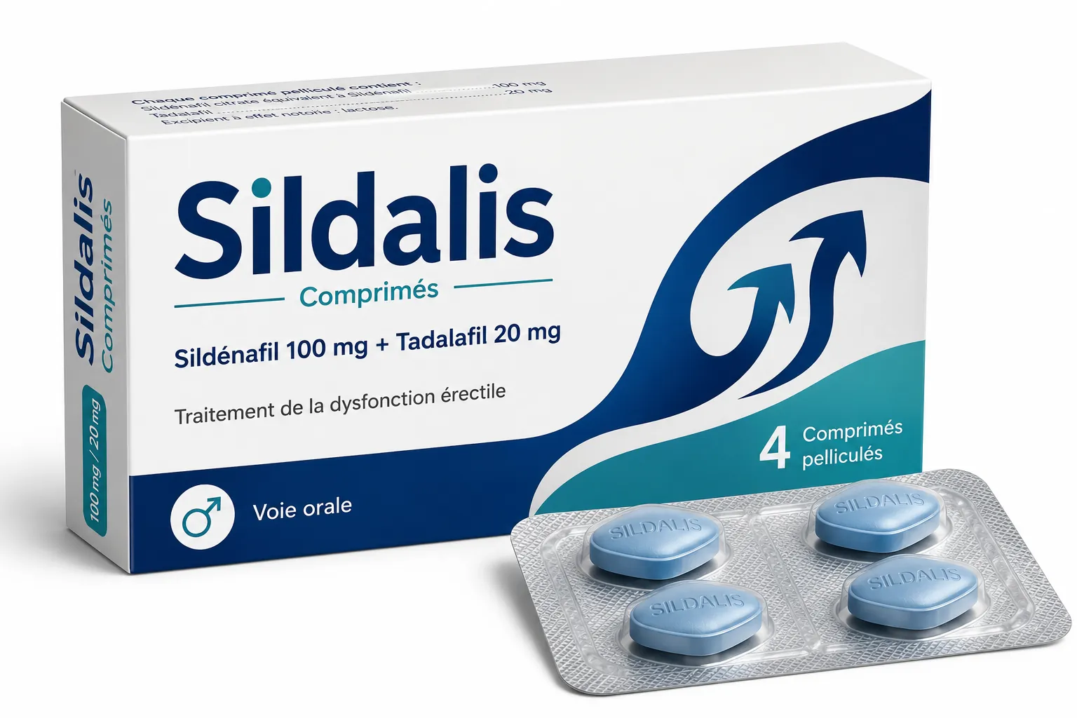 Sildalis (Sildénafil + Tadalafil) en France